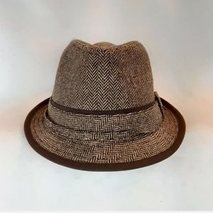 Stetson herringbone wool Fedora